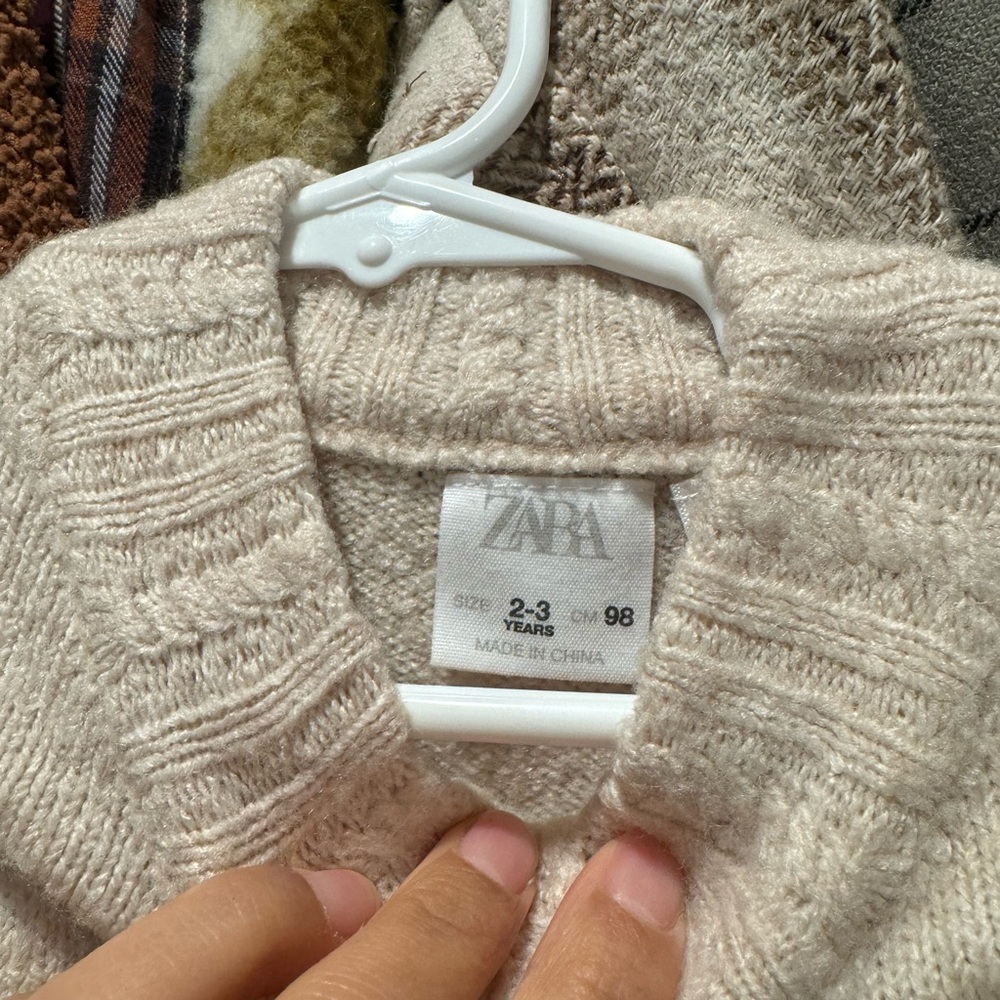 Zara Christmas reindeer sweater